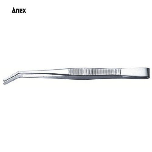 アネックス(Anex) ステンレスピンセット 150mm先曲(1個) 品番：124