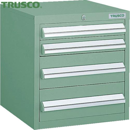 TRUSCO(トラスコ) LVR型キャビネット 392X412XH420 引出4段 緑 (1台) L...