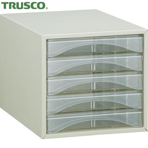 トラスコ TRUSCO レターケース A4型・浅型タイプ 5段 間口253mm 奥行339mm 高さ...