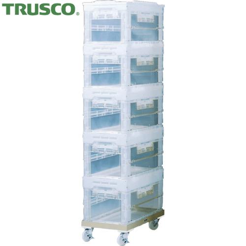 トラスコ TRUSCO 扉付折りたたみコンテナ台車セット (1S) 品番：CR-S50T-S