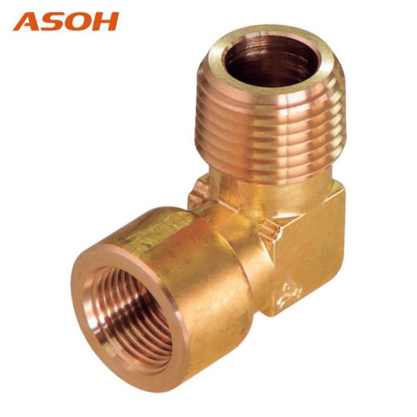 アソー ASOH LK-1032R 異径内・外エルボ PT3/8外×PT1/4内 (1個)