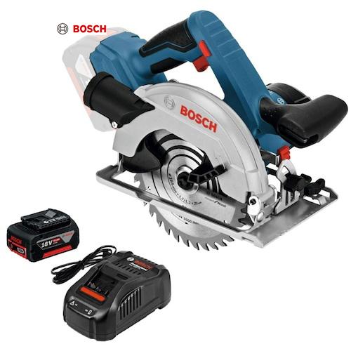 BOSCH(ボッシュ) 18Vコードレス丸のこ+バッテリー充電器セット (1S) 品番：GKS18V...