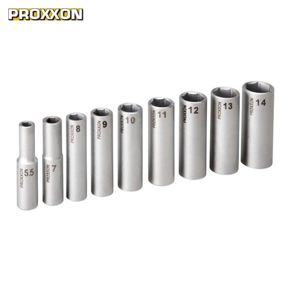 PROXXON 83664 ディープソケット9点セット(6角) (1S)