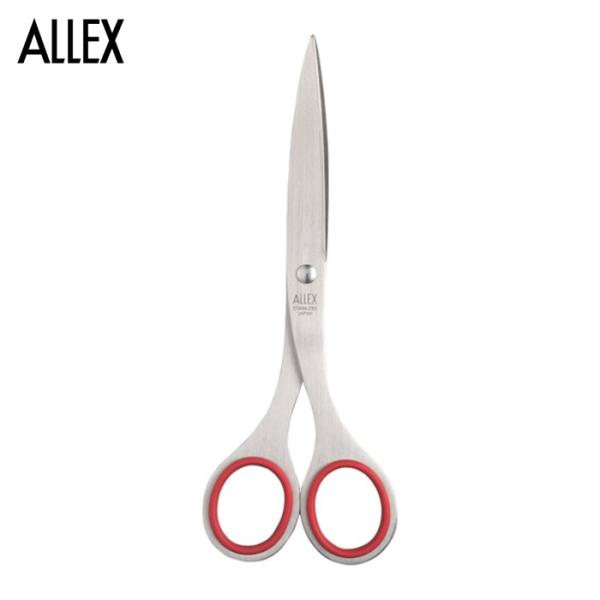 ALLEX 事務用はさみ(中) S-165 レッド (1丁) 11102R