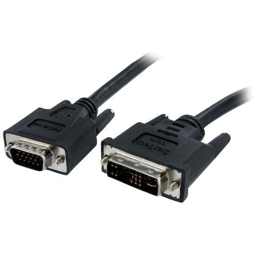 StarTech DVIVGAMM1M ディスプレイ変換ケーブル/DVI-A - VGA(ミニD-S...