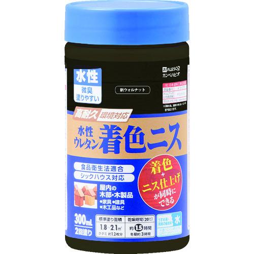 KANSAI 水性ウレタン着色ニス 300ML 新ウォルナット (1個) 品番：774-120-30...