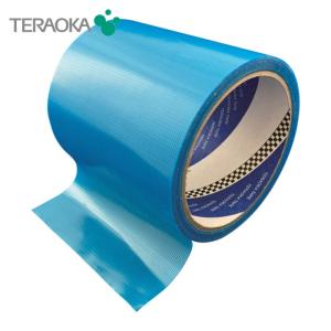 寺岡製作所 TERAOKA P-カットテープ No.4140 青 100mm×25m (1巻) 4140 B-100X25