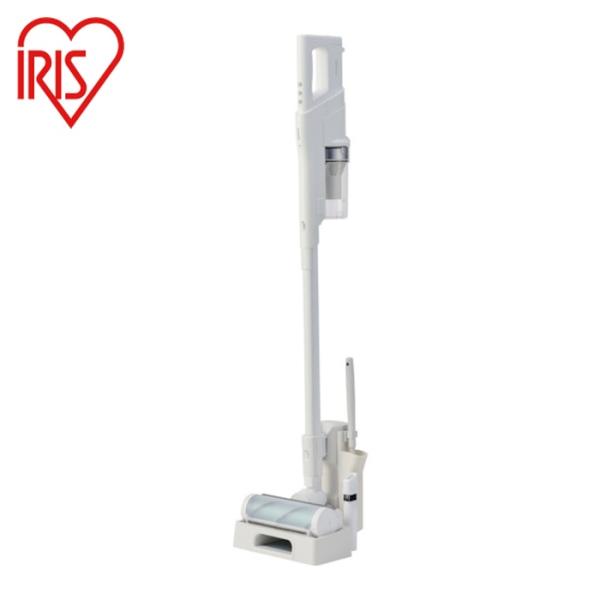 アイリスオーヤマ IRIS 297679 充電式サイクロンスティッククリーナーSUUZE ホワイト ...