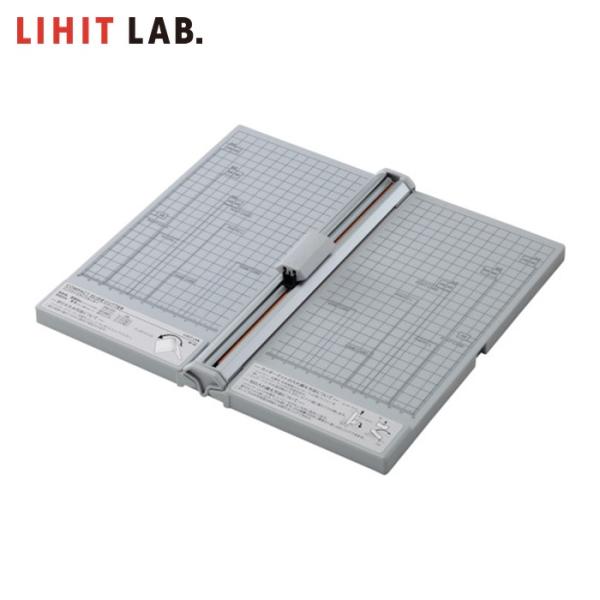 LIHIT LAB. リヒトラブ A4サイズ対応 裁断機 コンパクトスライドカッター (1台) 品番...