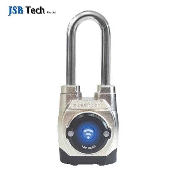 JSBTECH 5-02502-94 防じん・防水スマート南京錠eGeeTouch第5世代 IP66...