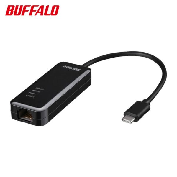 バッファロー BUFFALO Giga対応 Type-C USB3.2（Gen1）用LANアダプター...