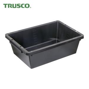 トラスコ TRUSCO トラ舟75Lブラック(角型・再生原料使用) (1個) PSB80-BK