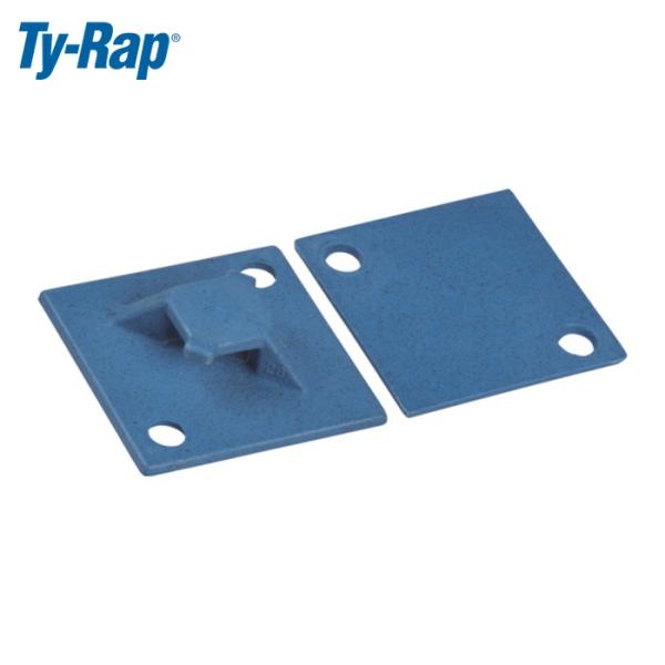 TY-Rap ABB TC347A-NDT マウントベース 4方向 金属検知器対応ナイロン 明青色 ...