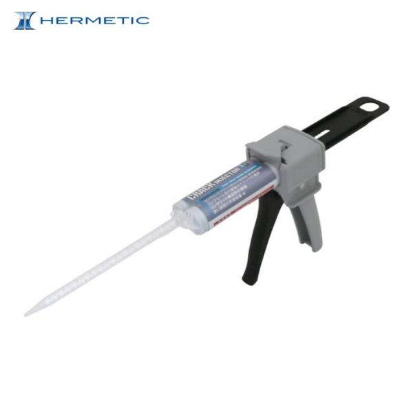 ヘルメチック クラック補修剤 クラックインジェクターTSEー050ガンセット (1個) TSE-05...