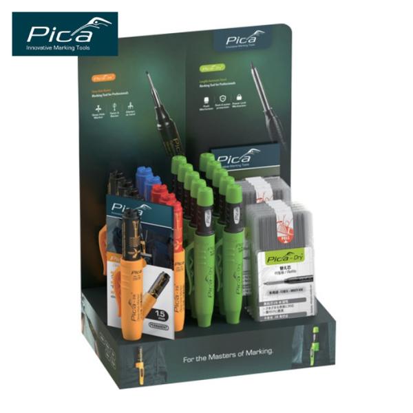 ピカマーカー Pica Marker 建築用シャープペンシル+マーカーセットMix Display ...