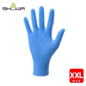 SHOWA ニトリルゴム使い捨て手袋 RZ002 厚さ約0.06mm 100枚入 XXLサイズ (1箱) 品番：RZ002-XXL