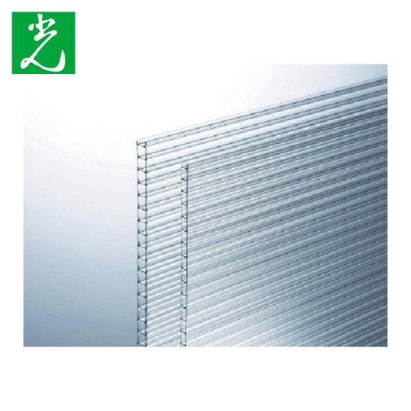 光 HIKARI ポリカ中空ボード 透明 910×2100×4 (1枚) KTP2191W-1