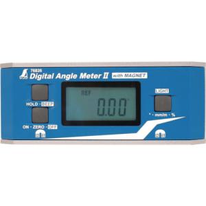 シンワ デジタルアングルメーター2防塵防水マグネット付 (1個) 品番：76826