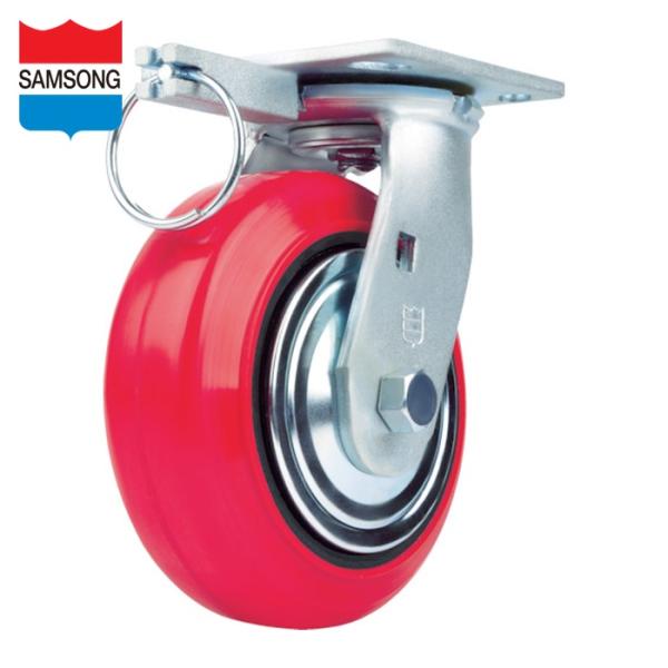 SAMSONG TP6660-PCI TG 重荷重用キャスター 自在 耐湿ウレタン車150mm (1...