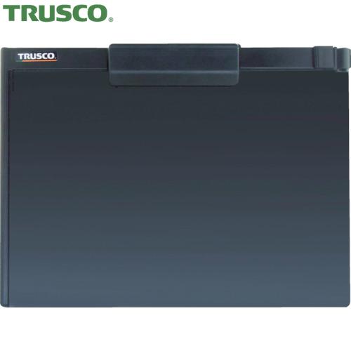 TRUSCO(トラスコ) ペンホルダー付クリップボード(マグネット付) A4横 黒 (1枚) TCB...