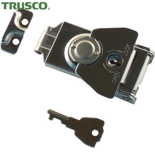 TRUSCO(トラスコ) 回転ファスナー 鍵付 クロームメッキ (1個) P-1050