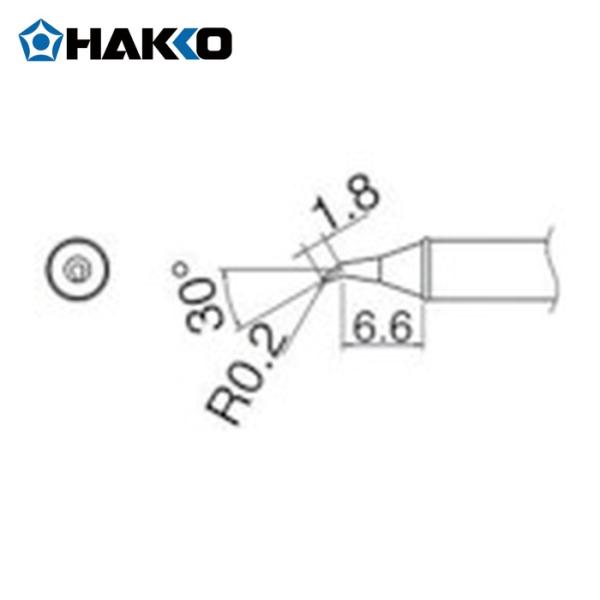 白光 HAKKO T31-03JS02 こて先 0.2RSSB型 (1本)