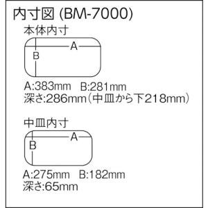 メイホー バケットマウスBM-7000 ブラッ...の詳細画像1