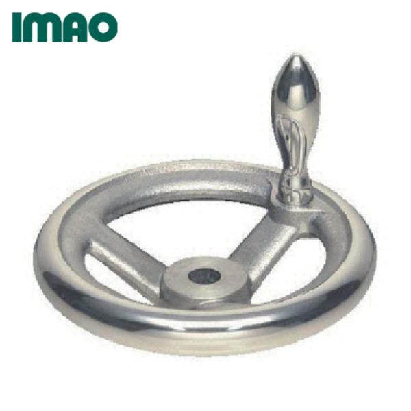 イマオ ALV80 アルミ朝顔型ハンドル車 ハンドル径80mm (1個)