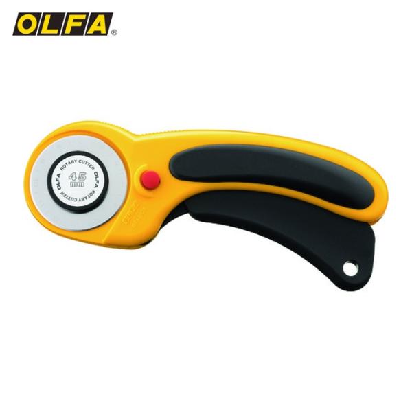 オルファ OLFA 手芸 裁断 裁縫 セーフティロータリーカッターL型 (1丁) 品番：156B