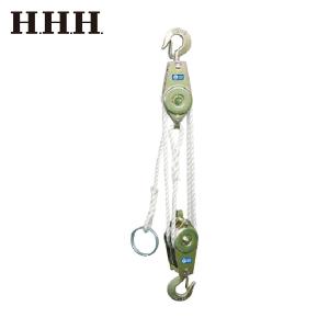 HHH(スリーエッチ) ロープホイスト 250kg 揚程3m (1個) 品番：RH250の商品画像