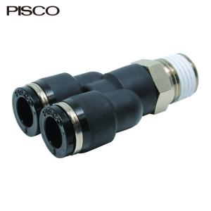 PISCO ピスコ PX8-02 チューブフィッティング ブランチワイチューブ8ネジR1/4 (1個)｜工具ランドヤフーショップ