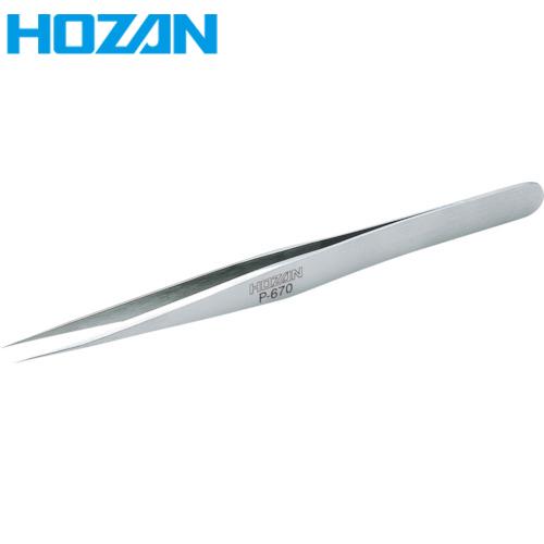 ホーザン(HOZAN) ピンセット 全長120mm(1本) 品番：P-670