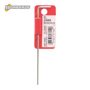 ボンダス 六角L−レンチ エクストラロング 2mm  品番：ZL2MM