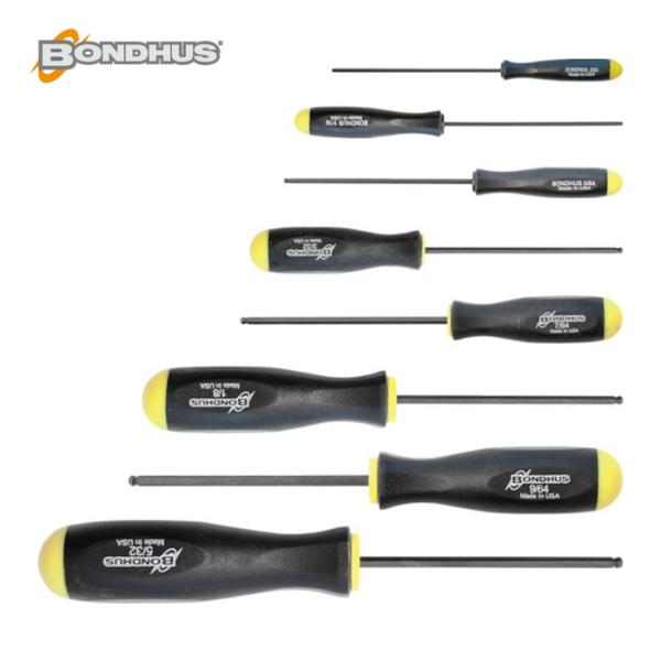 ボンダス BONDHUS BSX8S ボールポイント ドライバー インチ セット8本組(0.050-...