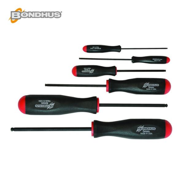 ボンダス BONDHUS PBSX6M プロホールド(ネジつかみ機能付ドライバー) セット6本組(1...