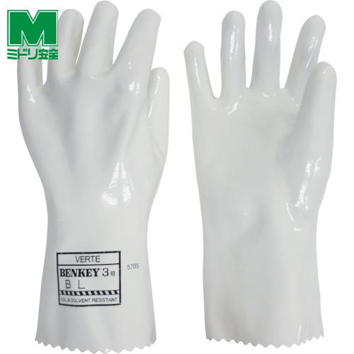ミドリ安全 耐薬品用手袋 ベンケイ3号B Lサイズ (1双) 品番：BENKEY-NO3B-L