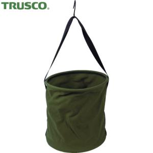 トラスコ TRUSCO 電工バケツ Φ300XH300 オリーブドラブ色