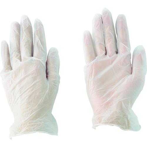 川西 ビニール使いきり手袋 粉なし Sサイズ 100枚入 (1箱) 品番：2023-S