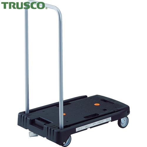 トラスコ TRUSCO 樹脂台車 こまわり君 省音G車輪 600X390 ブラック 樹脂ストッパー付...