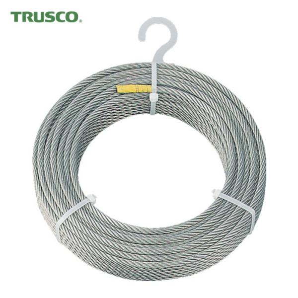 トラスコ TRUSCO ステンレスワイヤロープ Φ8.0mmX30m (1巻) CWS-8S30
