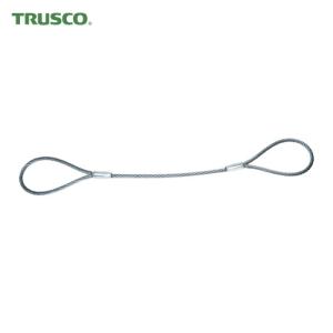 トラスコ TRUSCO 玉掛けワイヤー ワイヤーロープスリング Aタイプ アルミロック 12mm×4m (1本) 品番：TWAL-12S4