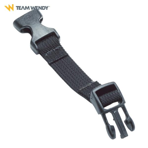 チームウェンディ エクステンダー あご紐 ブラック (1個) 21-EXT-21