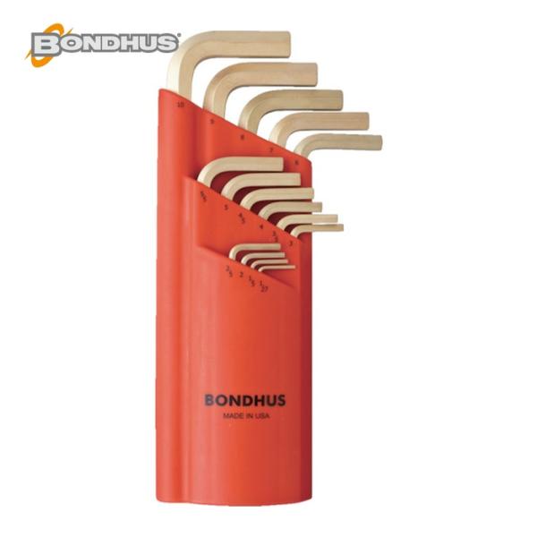 ボンダス BONDHUS HLX15MG 六角L-レンチ ロング セット15本組(1.27-10mm...