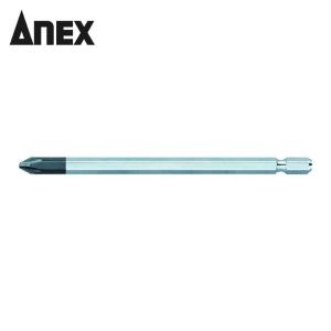アネックス ANEX AK-22C-2-135 叩ける差替ドライバー用 片頭ビット +2×135mm (1本)｜工具ランドヤフーショップ