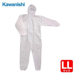 川西工業 使い捨て保護服 不織布つなぎ服 揆水透...の商品画像