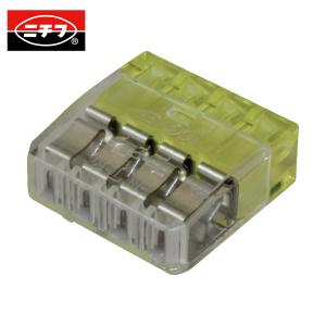 ニチフ　細線用差込コネクタ極数４　（３０個入）　（1Ｐｋ）　品番：QLX