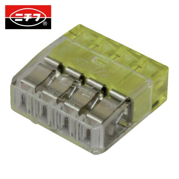 ニチフ 細線用差込コネクタ極数4 （30個入） (1Pk) 品番：QLX MC-4
