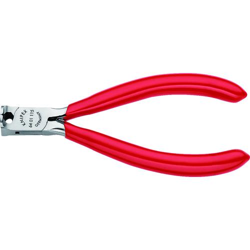 KNIPEX 6401-115 エレクトロニクスエンドカッティングニッパー (1丁) 品番：6401...