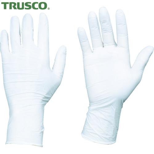 TRUSCO(トラスコ) 使い捨てニトリル手袋TGエアー 0.06 粉無白S 100枚 (1箱) T...