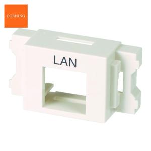 コーニング Cat6A JISプレート用アダプタ  品番：VOL-BZL-WH6/6AL